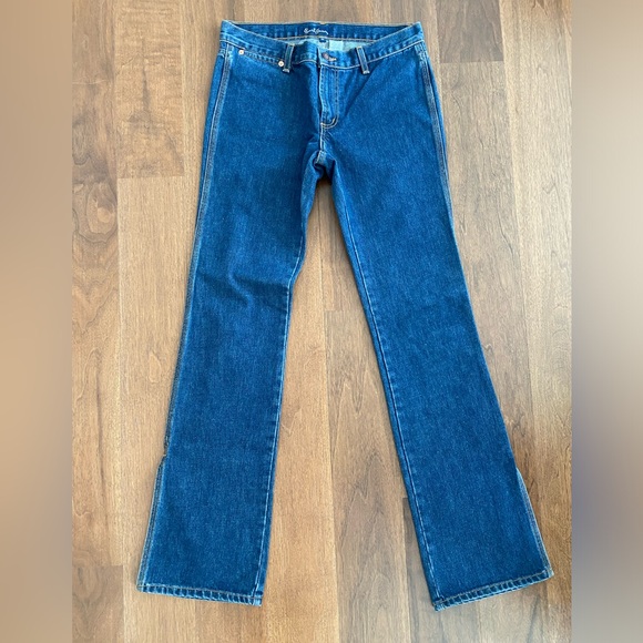 Earl Jeans flair wide leg jeans with slits on both sides of legs. Size 28 - Picture 1 of 7